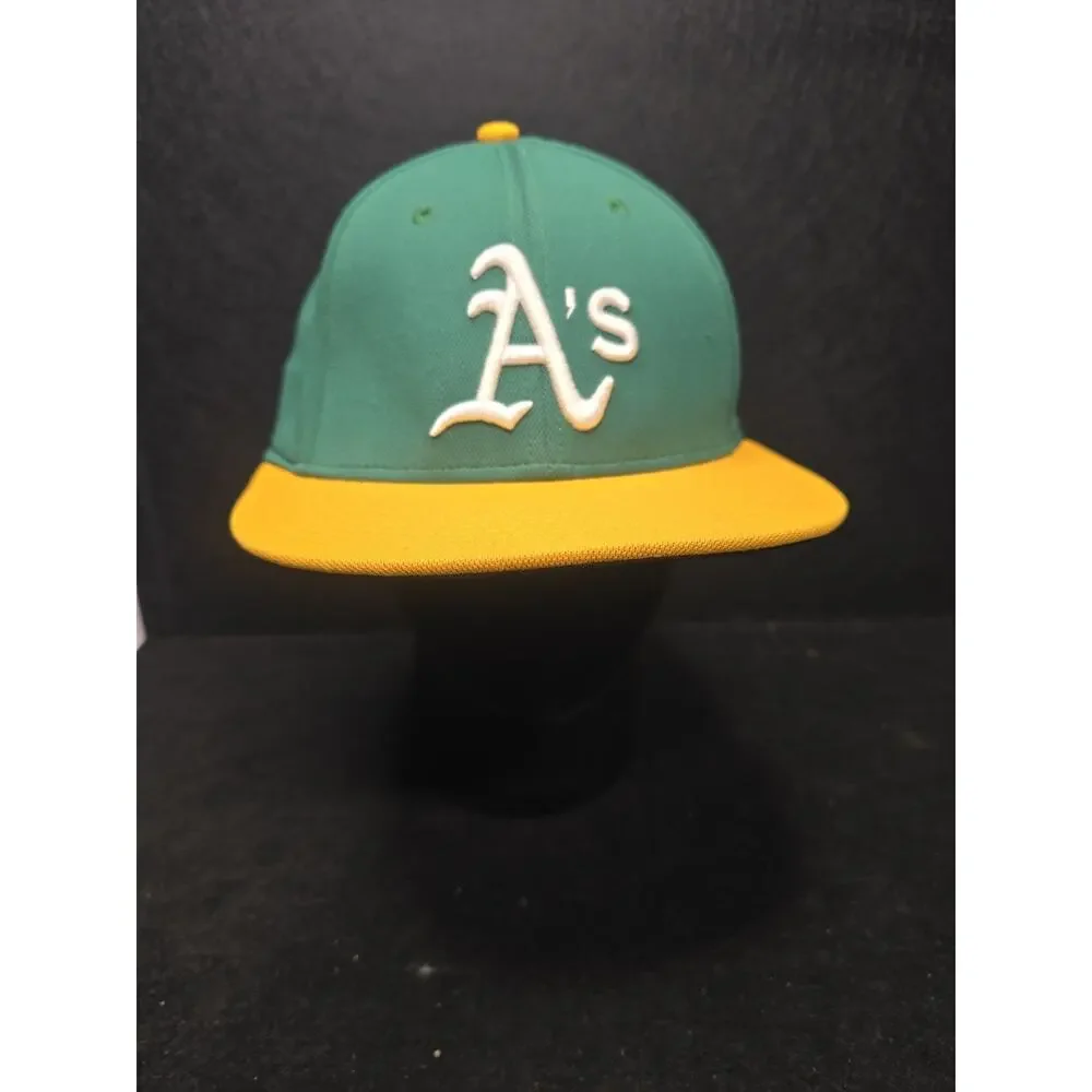 OUTDOOR CAP SPORTS Oakland A's Baseball Hat L/XL MLB Green Embroidered Cap NWT